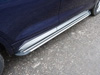 Пороги алюминиевые "Slim Line Silver" (1820мм)