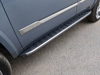 Пороги алюминиевые с пластиковой накладкой (1920мм, карбон-серый)
