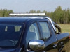 Защита кузова и заднего стекла  - со светодиодной фарой (нерж.сталь, труба 76.1мм)