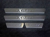Накладки на пороги (нерж.лист, шлифованный, надпись "XRAY")