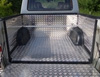 Защитный алюминиевый вкладыш в кузов автомобиля на пластик (дно, борт)