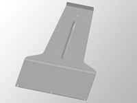 Защита КПП и раздаточной коробки (алюминий, 4 мм)